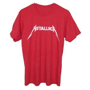 Metallica Red Lightweight Tee Unisex Adult Size Medium